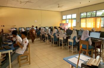 Pelaksanaan TKA 2025 SMAN 1 Lahei